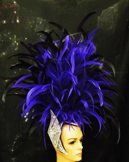 Da NeeNa H070 Feather Vegas Showgirl Cabaret Dance Burlesque headdress