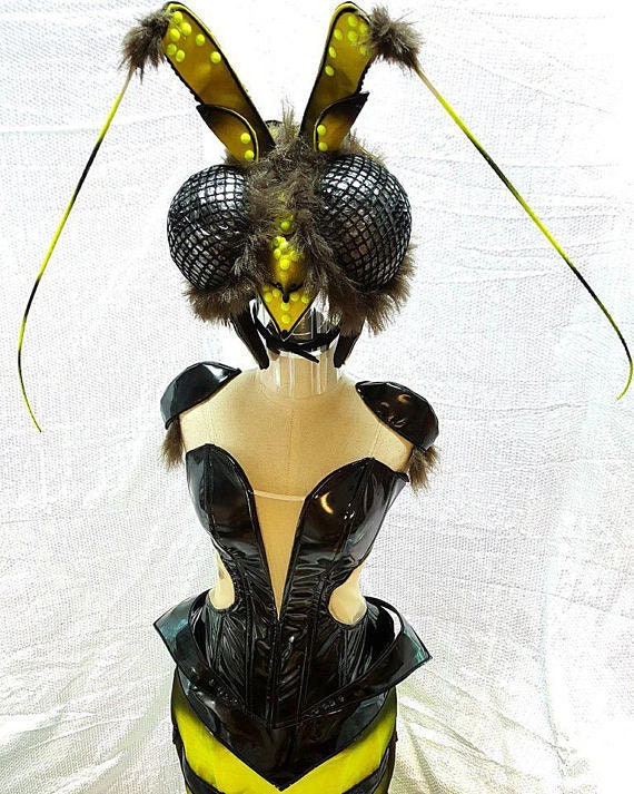 Da NeeNa Ant Man Bug Insect Bee Headdress Wings Costume Set