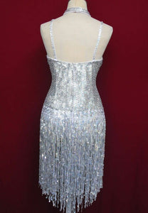 Da NeeNa S4 Evita Salsa Latin Showgirl Drag Dance Dress