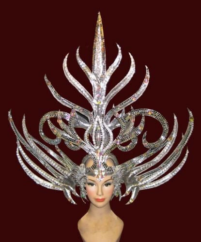 Da NeeNa H032A Veags Cabaret Devil's Pitchfork Sword Goddess King Headdress