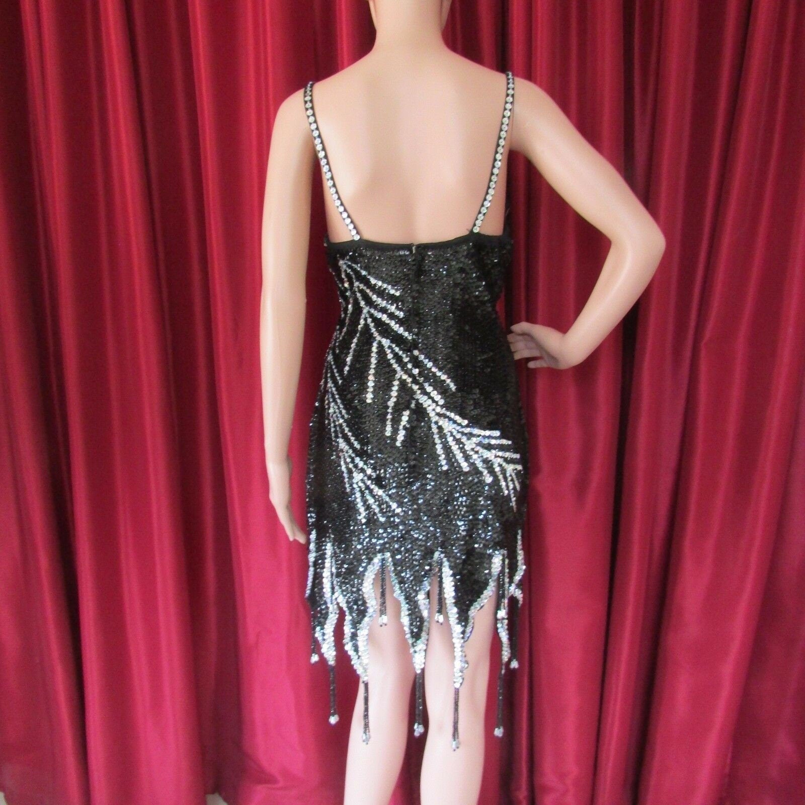 Da NeeNa R14 (Ready to ship) Branch of Tree Queen Showgirl Vegas Salsa Dance Dress L