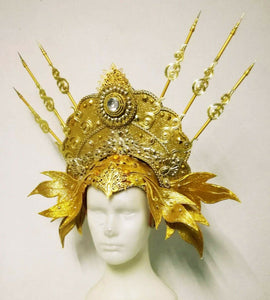 Da NeeNa H1038B 299 Golden Prince Arrow Sun Queen Headdress