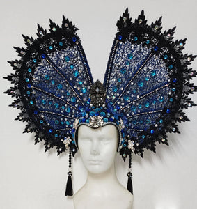 Da NeeNa H1073 The divided World of Emperor Empress Vegas Crystal Headdress