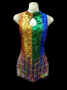 sequin leotard